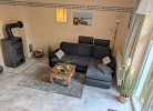 Couchecke mit Kamin