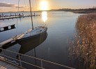 Abendstimmung an unserer Marina