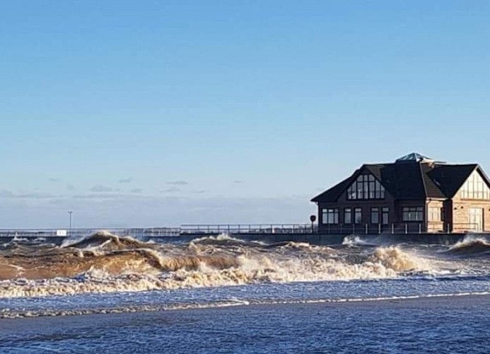 unsere Marina bei Sturm